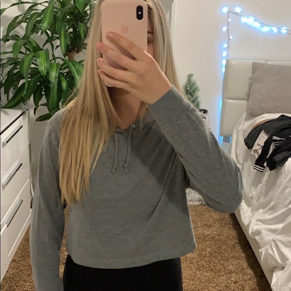 American Apparel Cropped Hoodie